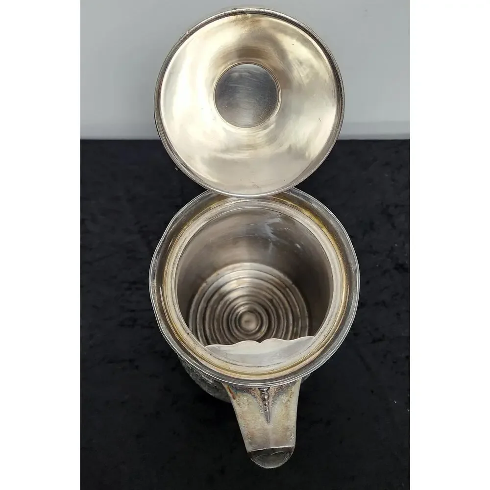 Middletown Plate Co Victorian-Era Quadruple Silverplate Pitcher